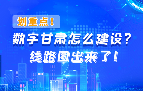 圖解|劃重點！數字甘肅怎么建設？線路圖出來了！