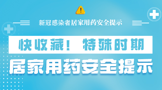 海報(bào)|快收藏！特殊時(shí)期，居家用藥安全提示→