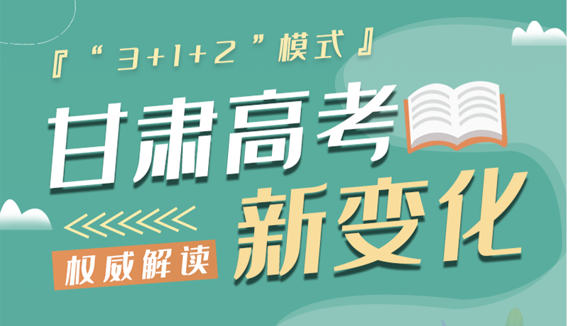 長圖|甘肅2024年高考新變化：“3+1+2”模式提前了解！